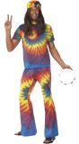 Tie Dye Hippie Kostuum