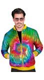 Tie Dye Pailletten Foute Trainingsjas