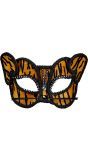 Tijger Oogmasker met Strass