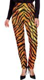 Tijgerprint Pailletten Broek Dames
