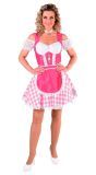 Tirools Oktoberfest Jurkje Roze Vrouwen