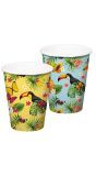 Toekan Hawaii Party Wegwerp Bekers