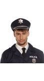 Traditionele Politiepet Blauw Verstelbaar