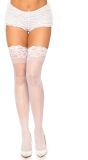 Transparante Elastaan Kousen Wit