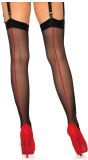 Transparante Kousen met Rode Achternaad