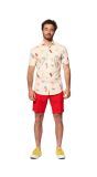 Tropisch Strand Opposuits Blouse