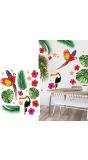 Tropische Hawaii Jungle Muurstickers