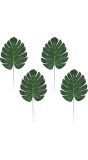 Tropische Nep Palmbladeren Set van 4