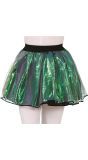 Tutu Groen 30cm Kind Iriserend Glanzend
