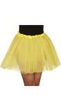 Tutu met Glitters Geel 40cm Dames