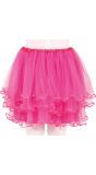 Tutu met Ruches Roze 30cm Meisjes