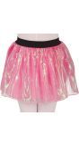 Tutu Roze 30cm Kind Iriserend Glanzend