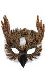 Uil Oogmasker met Veren
