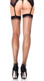 Ultra Transparante Jarretel Kousen met Elegante Naad