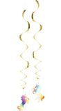 Unicorn Themaparty Decoratie Swirls Holografisch