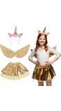 Unicorn Verkleedset Kind Goud