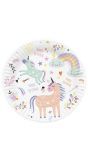 Unicorns en Rainbows Kinderfeestje Bordjes 8 Stuks