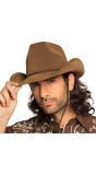 Utah Leerlook Cowboy Hoed Bruin