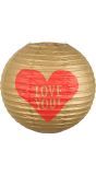 Valentijnsdag Love You Lampion