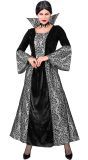 Vampier Gothic Jurk Zwart Dames