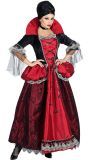 Vampier Jurk Vrouw Rood