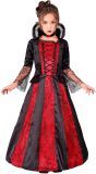 Vampier Jurk Zwart Rood Halloween Meisjes