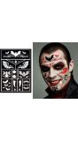 Vampier Make-Up Sjabloon