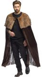 Vampieren Cape Bruin Carnaval Volwassenen