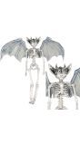 Vampierskelet Decoratie Zilver 40cm Halloween