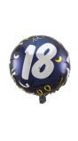 Verjaardag 18 Feestelijk Folieballon Blauw