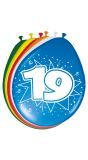 Verjaardag 19 Jaar Ballonnen 8 Stuks