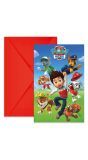 Verjaardag Uitnodigingskaarten Paw Patrol