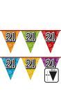Verjaardag Vlaggetjes 21 Jaar