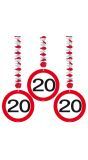 Verkeersbord 20 Jaar Hangende Versiering
