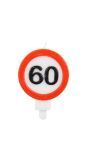 Verkeersbord 60 Jaar Taartkaars