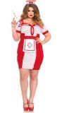 Verpleegster Pakje Plus Size
