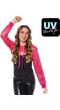 Visnet Bolero Neonroze Dames Festival