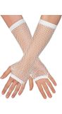 Visnet Vingerloze Handschoenen Wit