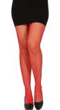 Visnetpanty Rood Smalle Gaten