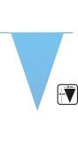 Vlaggenlijn Plastic Babyblauw
