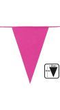 Vlaggenlijn Plastic Knalroze