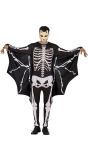 Vleermuis Skelet Kostuum Zwart Wit Mannen