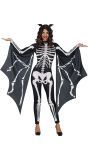 Vleermuis Skelet met Vleugels Kostuum Dames