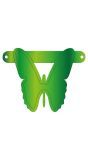 Vlinder Banner Lime Groen