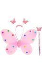 Vlinder Fee Verkleedset Roze