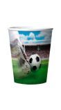 Voetbal Party 3D Wegwerp Bekers
