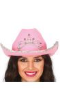 Vrolijke Roze Cowboyhoed Bachelor Party