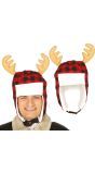 Warme Kerst Muts met Rendier Oren