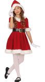 Warme Kerstman Jurk met Capuchon Kind