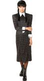 Wednesday Addams Family Jurk Dames Zwart